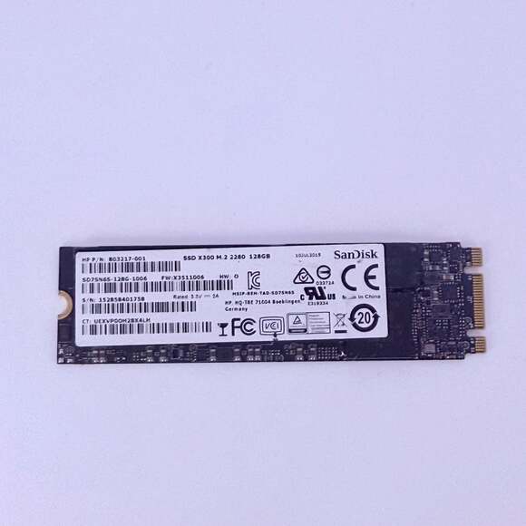 SSD 128GB M.2 SATA 2280 SanDisk X300 SD7SN65-4.5oz-1006 Computer Notebook - Picture 1 of 2